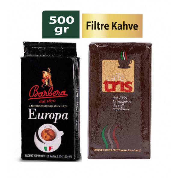 Europa ve Tris Filtre Kahve 500gr