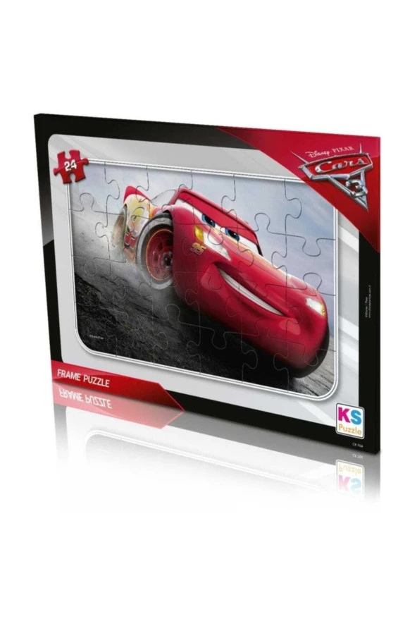 Ks Games Puzzle 24 Parça Cars Frame CR.704