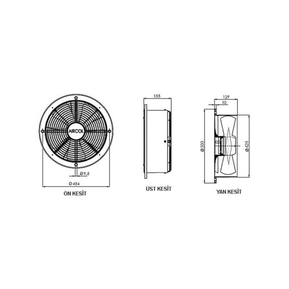 Aircol S 400 Plastik Gövdeli Aspiratör - 2