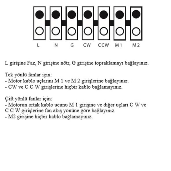 Aircol FC 200 Hız Anahtarı - 3