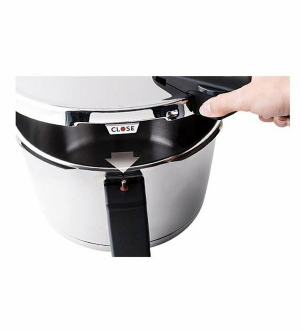 Fissler Vitaquick Satin Black 8 Lt Düdüklü Tencere - 2