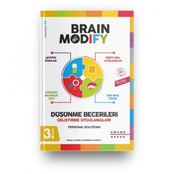 Brain Modify 3. Sınıf Düşünme Becerileri Uygulamaları Kitabı