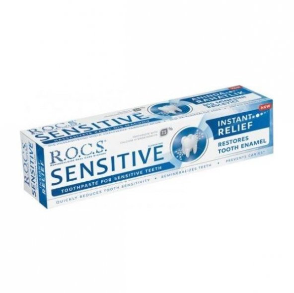 Rocs Sensitive Hassasiyete Karşı Diş Macunu 75 ml