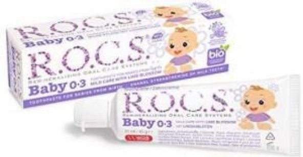 Rocs Baby 0-3 Yaş Ihlamur Özlü Yutulabilir Diş Macunu 35 ml