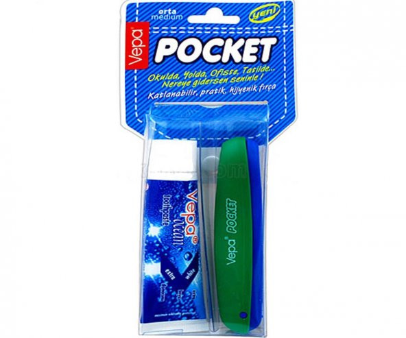 Vepa Pocket Diş Fırçası Macun Hediyeli