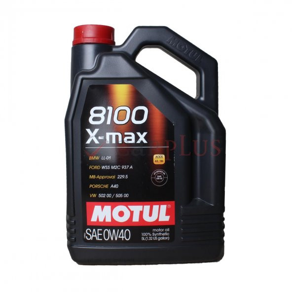MOTUL 8100 X-MAX 0W40 MOTOR YAĞI 5LT