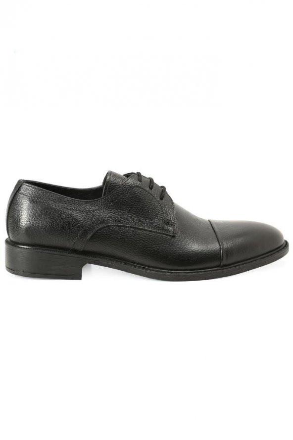 Klasik Hakiki Deri Siyah Erkek Ayakkabı
