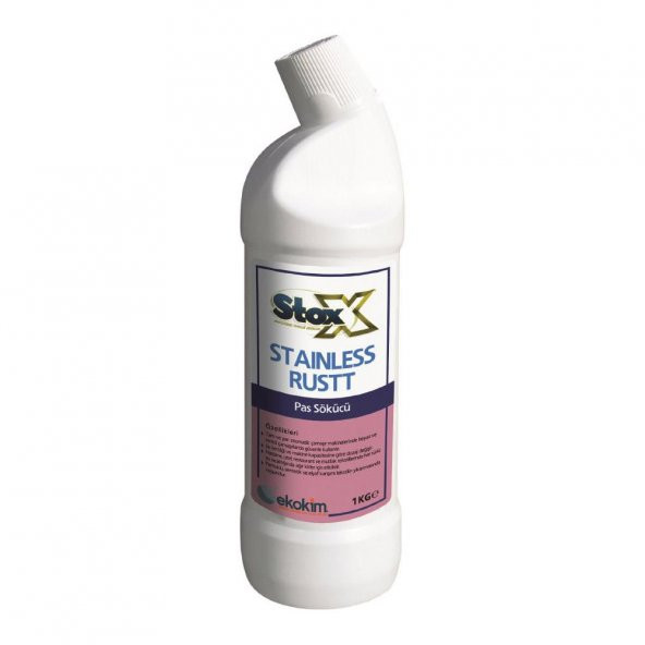 STOX STAINLESS RUSTT TEKSTIL PAS CAMUR CIMENTO KIREC SOKUCU 1LT