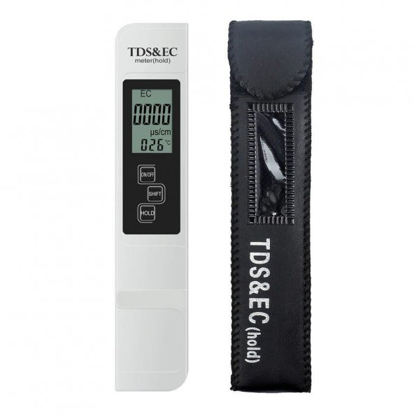 TDS EC Metre Termometreli Su Kalite ve İletkenlik Ölçüm Cihazı - 3