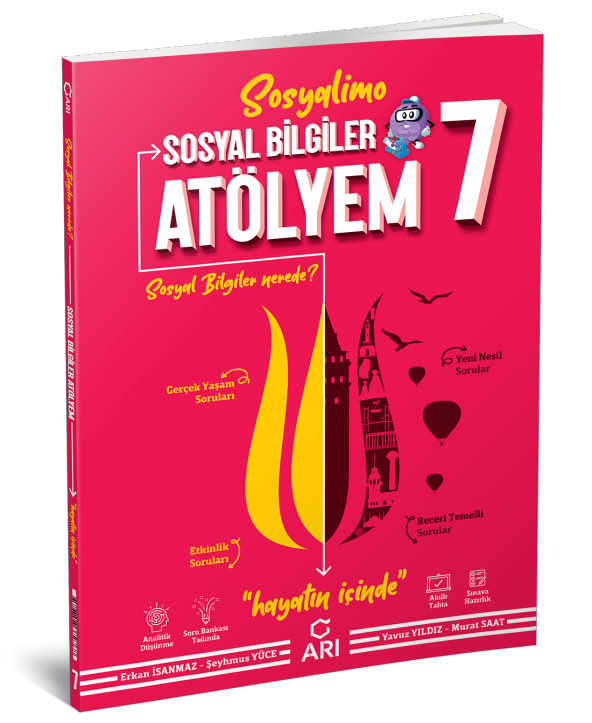 Arı 7.sınıf Sosyalimo Sosyal Bilgiler Atölyem + Yazılı eki ürün görseli 1