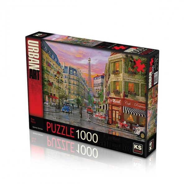 Puzzle Nostaljik Avrupa Sokakları 1000 Parça Yapboz Seti 11357
