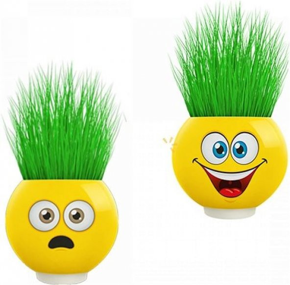 Emoji Kafa Çılgın Çim Adam - 3