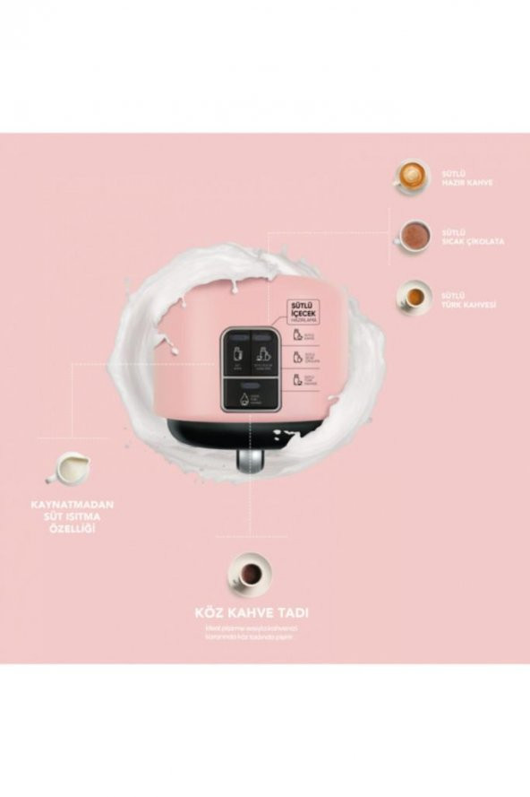 Karaca Hatır Moduna Göre Türk Kahvesi Makinesi Pearly Pink - 3