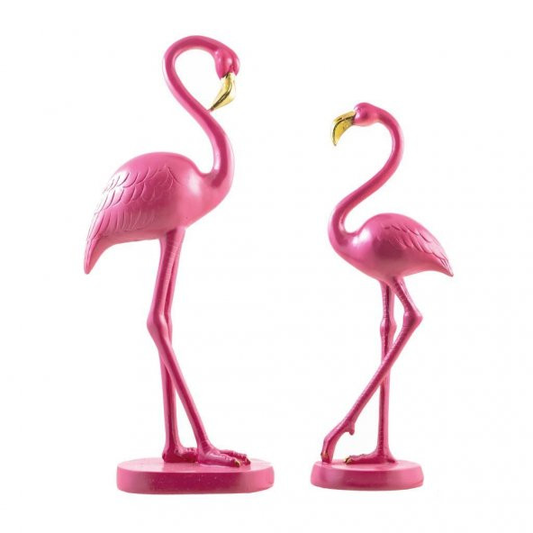 Fidex Home 2li Flamingo Heykel Biblo Pembe