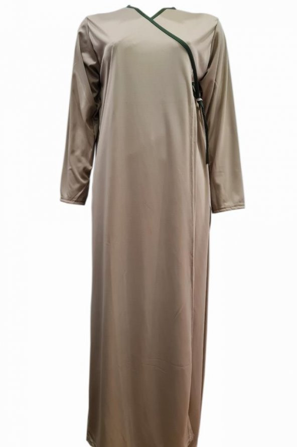 Namaz Elbisesi Vizon Softjarse Kumaş Bağlamalı Model