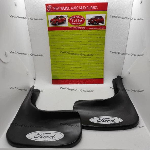 Ford Fiesta 2002-2008 2li Paçalık Çamurluk Tozluk FRD1UZ006 - 2
