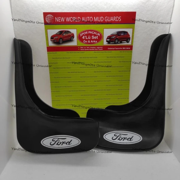 Ford Fiesta 2002-2008 2li Paçalık Çamurluk Tozluk FRD1UZ006 - 6