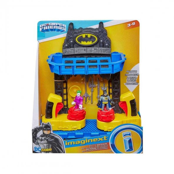 FKW12 Imaginext® DC Super Friends™  İkili Kapışma Batcave Oyun Seti - 1