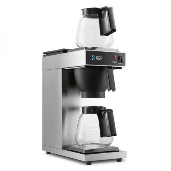 KEF Filtro Ofis ve Ev Inox Çift Demlikli Filtre Kahve Makinesi FLT120.2