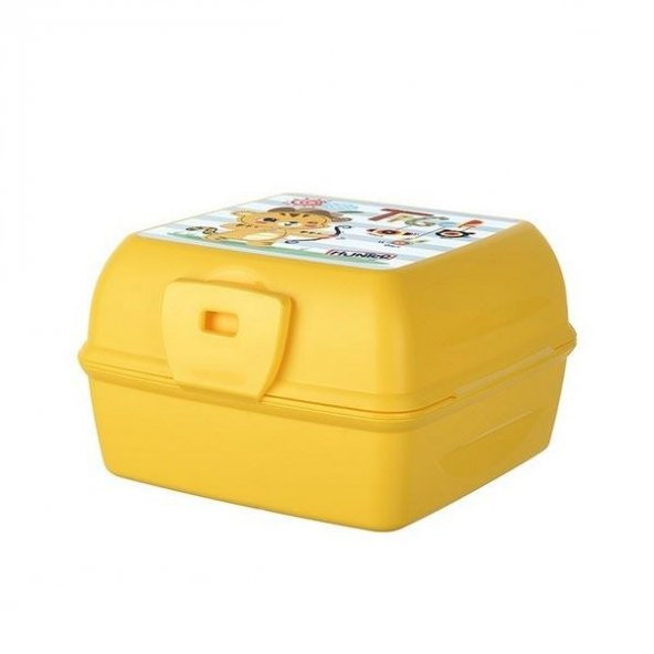 Beslenme ve Taşıma Kutusu Beslenme Kabı Seti Sarı Renk