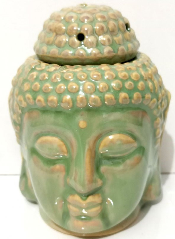 Yeşil Seramik Otantik Buda Buhurdanlık