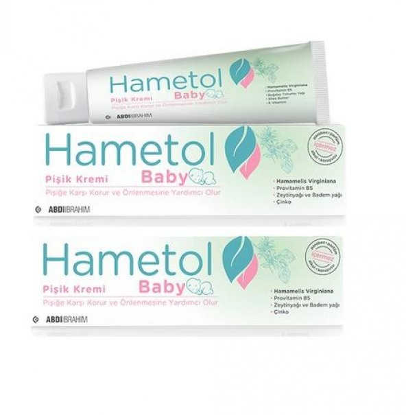 Abdi İbrahim Hametol Baby Pişik Kremi 30Gr 2Li Paket Skt:12/25