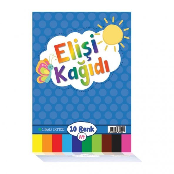 Çınar Elişi Kağıdı 10 LU Karışık