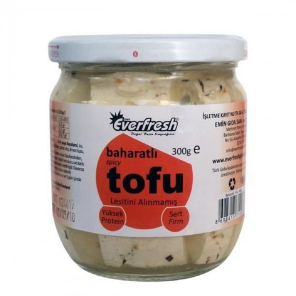 EVERFRESH Baharatlı Tofu Peyniri 300 G