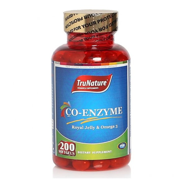 Trunature Coenzyme Q10 + Omega 3 + Complex 200 Royal Jelly