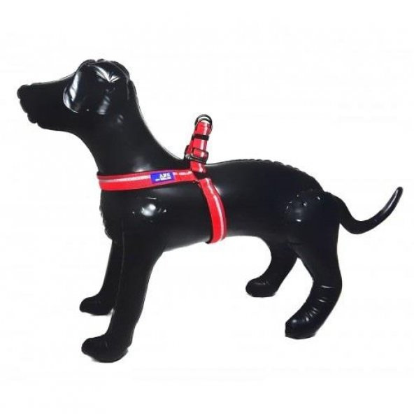 ANS Lüx Ayarlanır Köpek Göğüs Tasması 1,5cm Kalınlıkta, Gövdesi 37-50cm