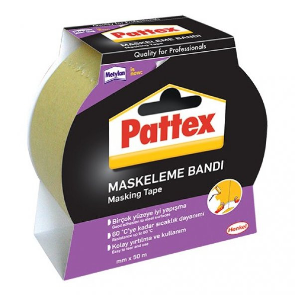 Henkel Pattex Masking Tape 12 mm 50 Metre Maskeleme Bandı