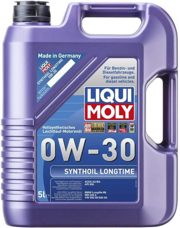 Liqui Moly Synthoil Longtime 0W-30 Motor Yağı 5 Litre 8977