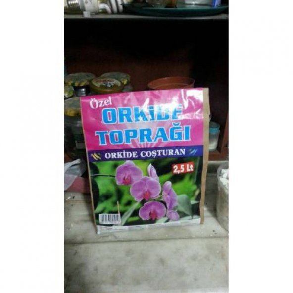 6 Adet 2.5 Litre Orkide Toparğı Orkide Coşturan Toprak+Hediye Toh