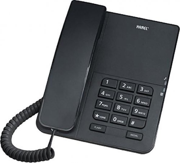 KAREL TM-140 MASAUSTU SIYAH TELEFON