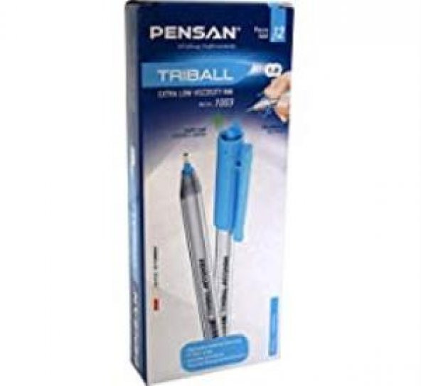 PENSAN TUKENMEZ KALEM TRIBALL TURKUAZ 12 LI ürün görseli 1