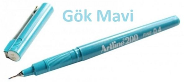 ARTLINE FINELINER KALEM GOK MAVISI (EK-200)