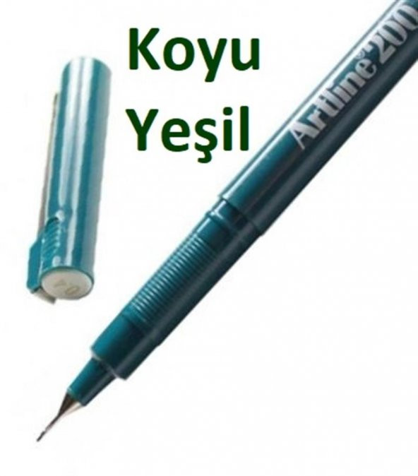 ARTLINE FINELINER KALEM KOYU YESIL (EK-200)