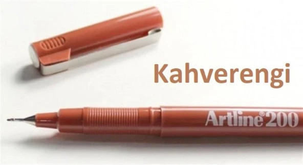 ARTLINE FINELINER KALEM 0.4 KAHVERENGI (EK-200)