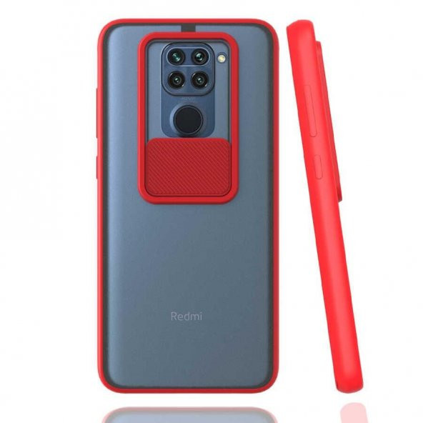 Xiaomi Redmi Note 9 Kılıf Mat Yüzey Lensi Kapak - 2