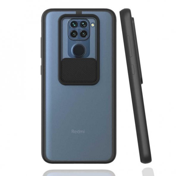 Xiaomi Redmi Note 9 Kılıf Mat Yüzey Lensi Kapak - 9