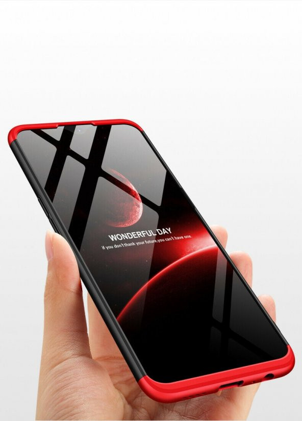 KNY Realme 6i Kılıf 3 Parça 360 Zore Ays Kapak Mavi - 3