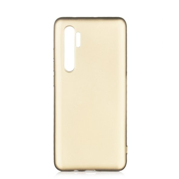 KNY Xiaomi Mi Note 10 Lite Kılıf Ultra İnce Mat Silikon Gold