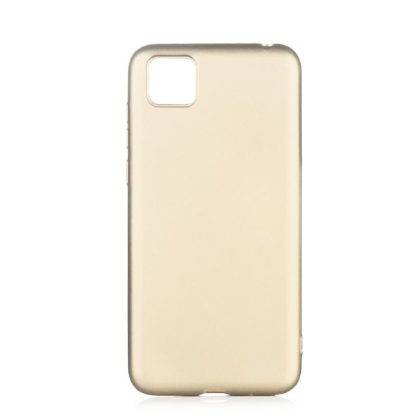 KNY Huawei Y5P Kılıf Ultra İnce Mat Silikon Gold