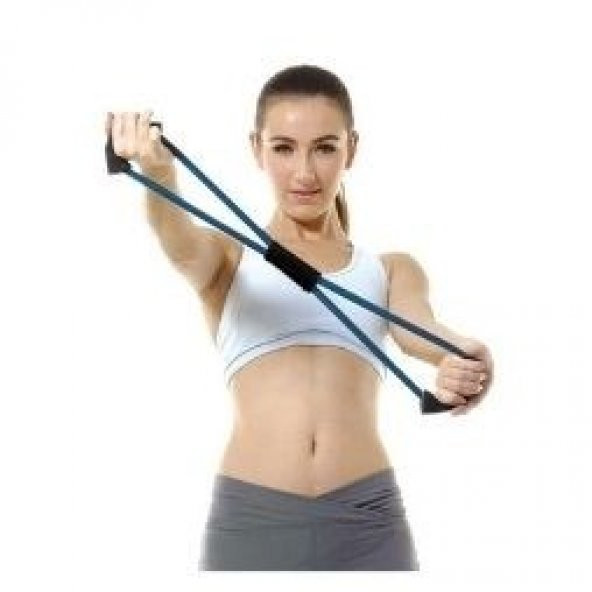 Hamaha Ekpa 2 Adet Pilates Direnç Lastiği Egzersiz Yoga Lastiği Yağ Yakıcı Güç Lastiği - 1
