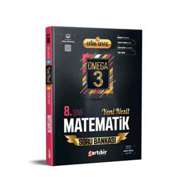 Çetin Ceviz 8.Sınıf Omega Matematik Soru Bankası