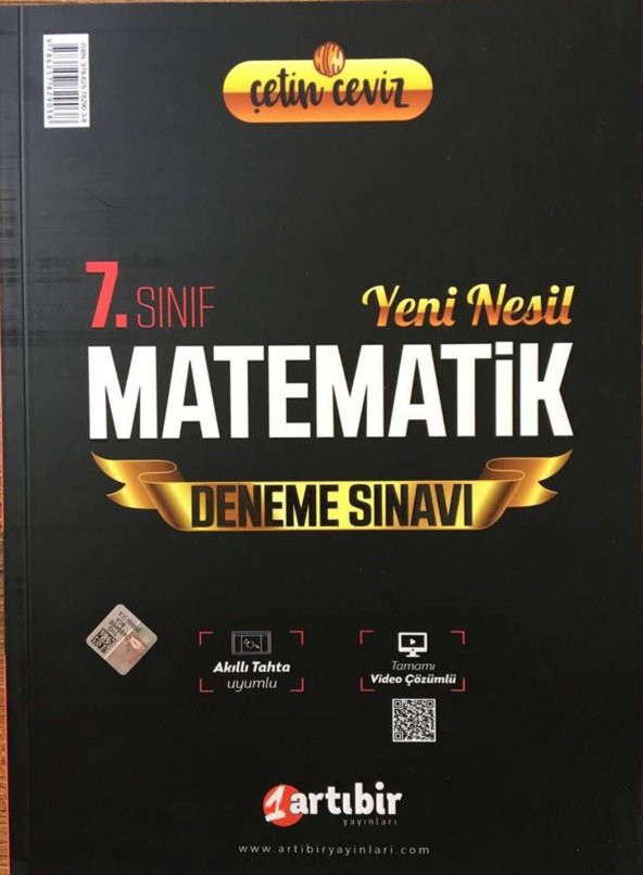Çetin Ceviz 7.Sınıf Omega Matematik Soru Bankası