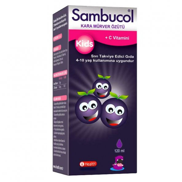 Sambucol Kara Mürver Özütü Kids (120 ml)