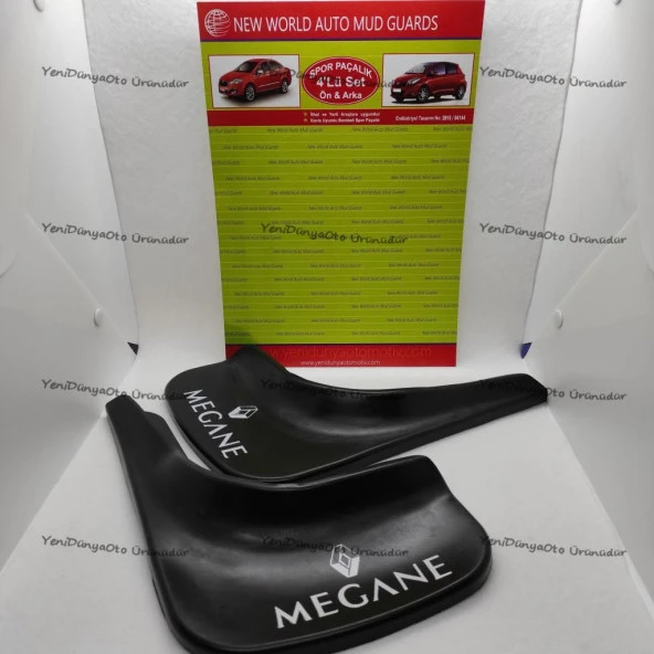 Renault Megane 3 2009-2016 2li Paçalık Çamurluk Tozluk REN1UZ009 - Resim 2