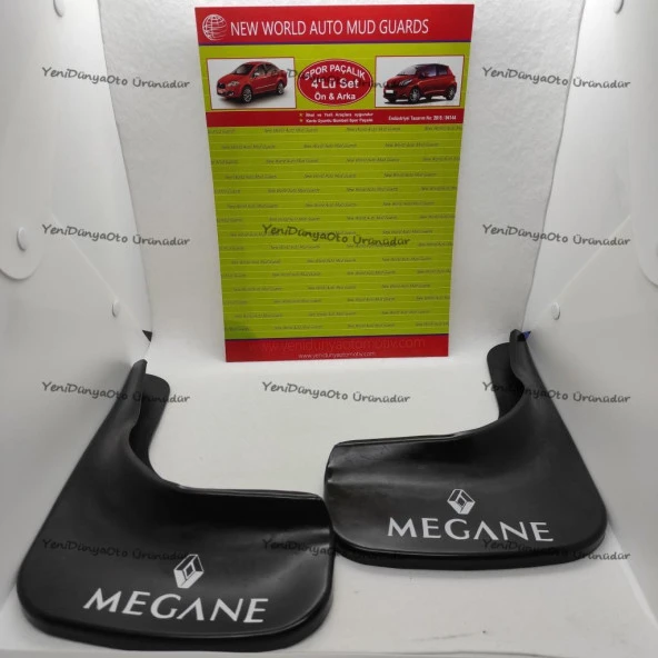 Renault Megane 3 2009-2016 2li Paçalık Çamurluk Tozluk REN1UZ009 - Resim 4