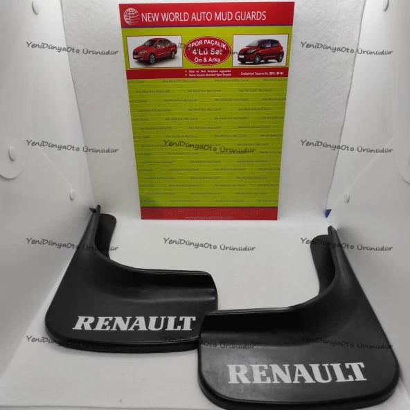 Renault Symbol 2008-2013 2li Paçalık Çamurluk Tozluk REN1UZ018 - Resim 4